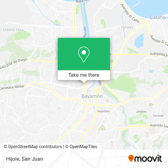 Mapa de Hijole