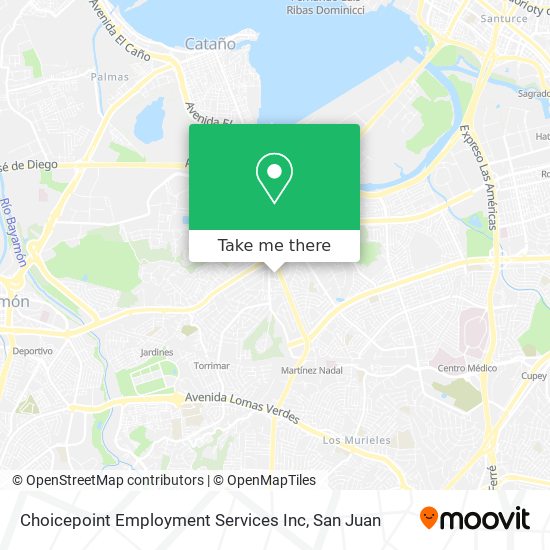 Choicepoint Employment Services Inc map