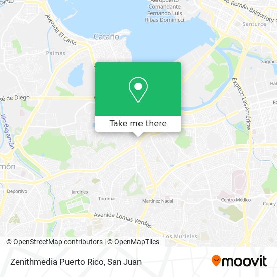 Zenithmedia Puerto Rico map