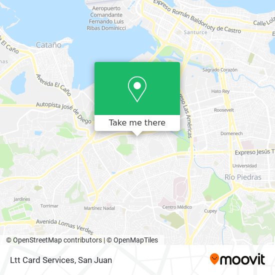 Ltt Card Services map