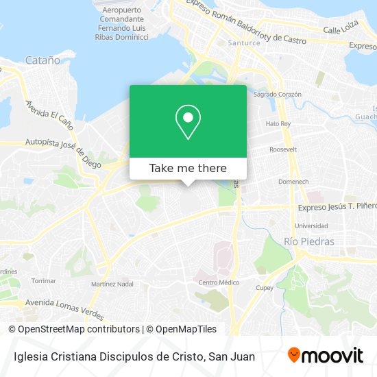 Iglesia Cristiana Discipulos de Cristo map