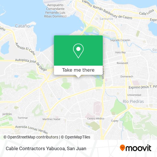 Mapa de Cable Contractors Yabucoa