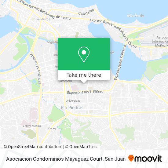 Asociacion Condominios Mayaguez Court map