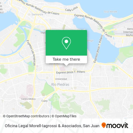 Oficina Legal Morell-Iagrossi & Asociados map