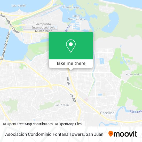 Asociacion Condominio Fontana Towers map