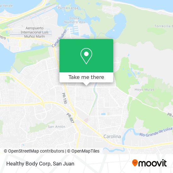 Healthy Body Corp map
