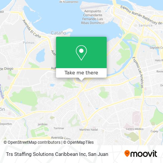 Mapa de Trs Staffing Solutions Caribbean Inc