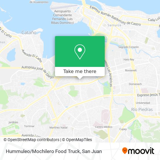 Mapa de Hummuleo/Mochilero Food Truck