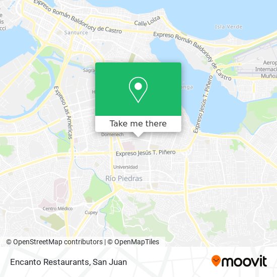 Encanto Restaurants map