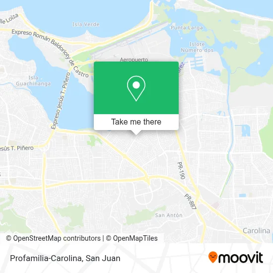 Profamilia-Carolina map