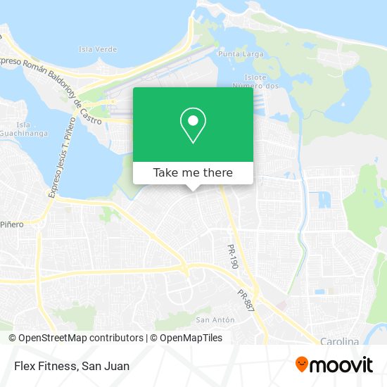 Flex Fitness map