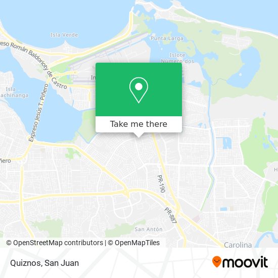 Quiznos map