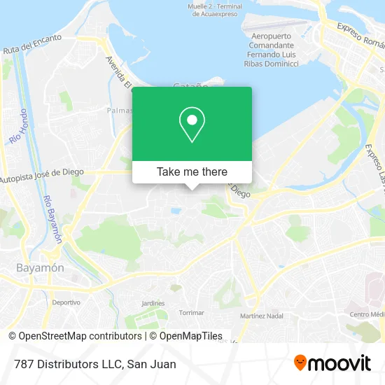 787 Distributors LLC map