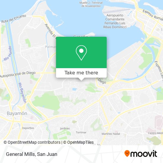 General Mills map