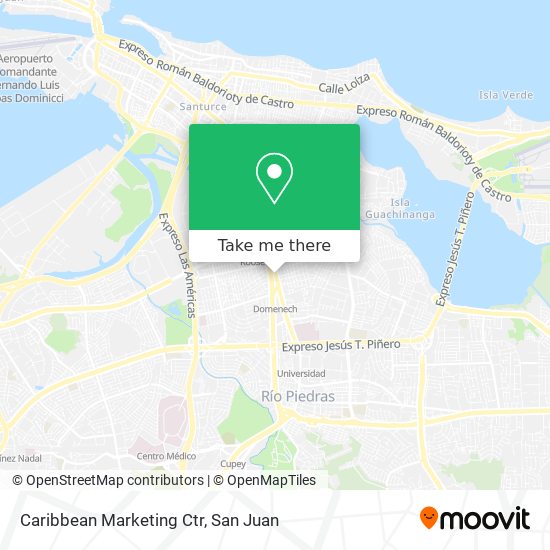 Caribbean Marketing Ctr map