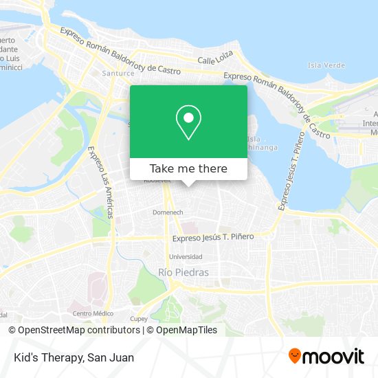 Kid's Therapy map