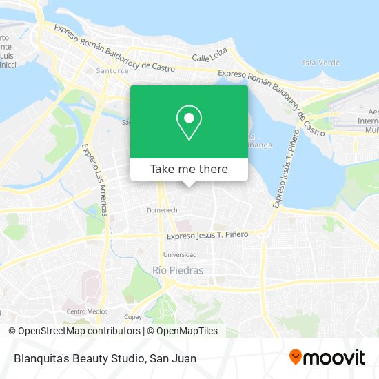 Blanquita's Beauty Studio map