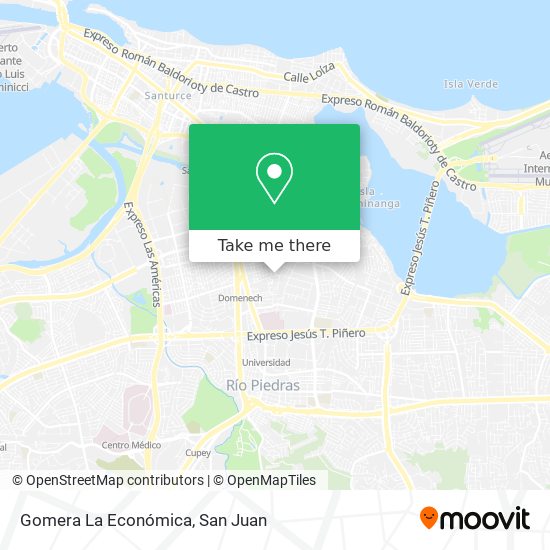 Gomera La Económica map