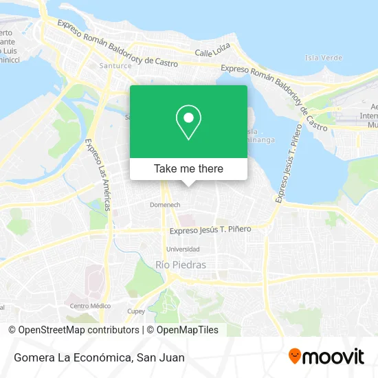 Mapa de Gomera La Económica
