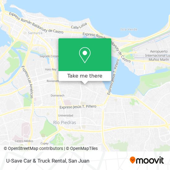 Mapa de U-Save Car & Truck Rental