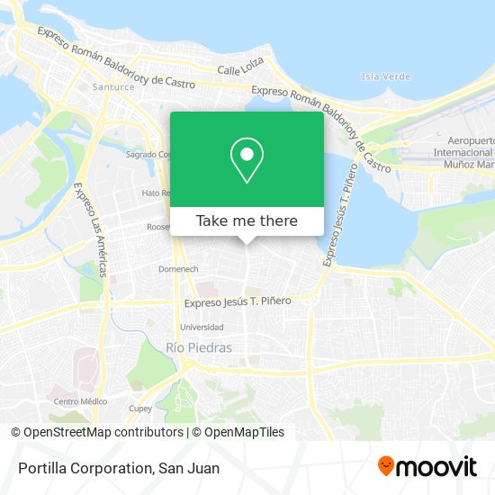 Portilla Corporation map