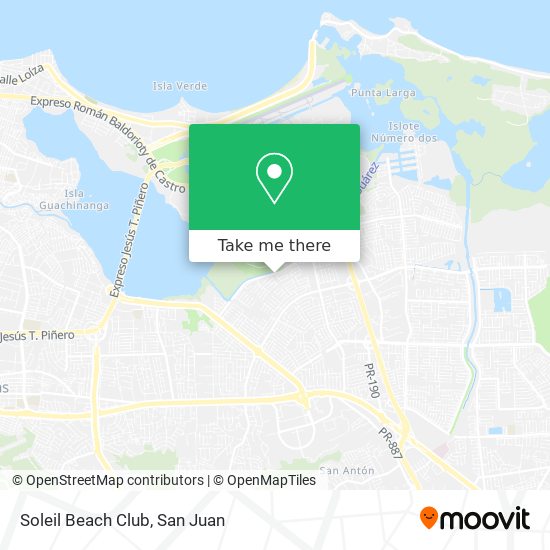 Soleil Beach Club map