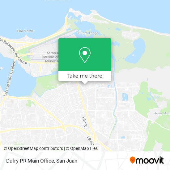 Dufry PR Main Office map