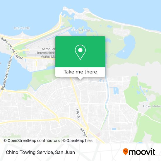 Chino Towing Service map