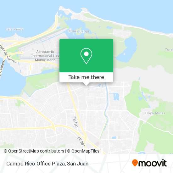 Mapa de Campo Rico Office Plaza