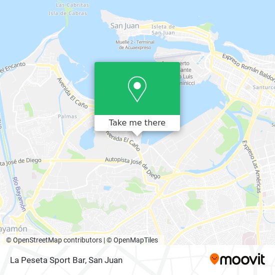 Mapa de La Peseta Sport Bar