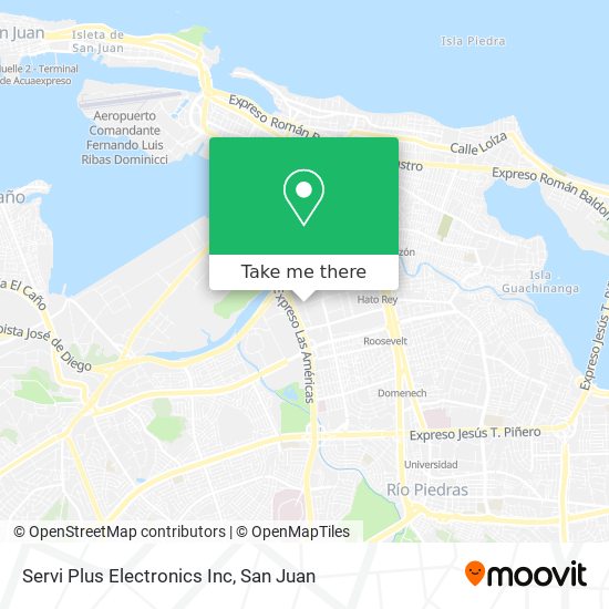 Mapa de Servi Plus Electronics Inc