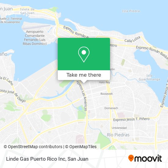 Linde Gas Puerto Rico Inc map