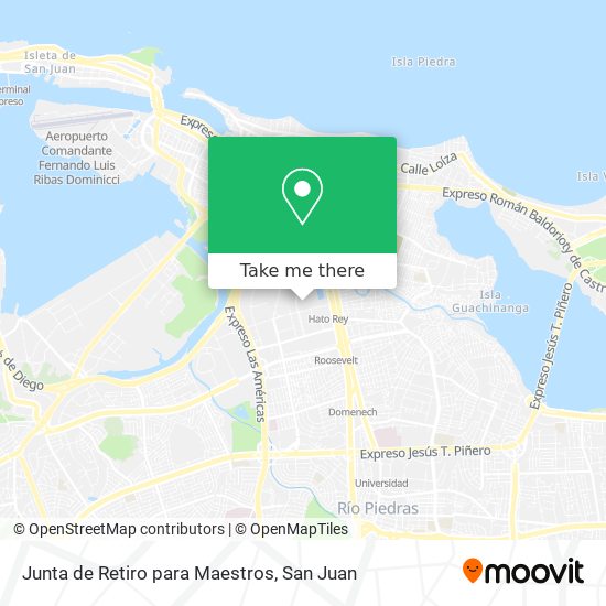 Mapa de Junta de Retiro para Maestros