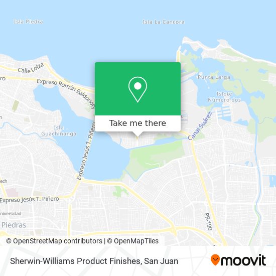 Sherwin-Williams Product Finishes map