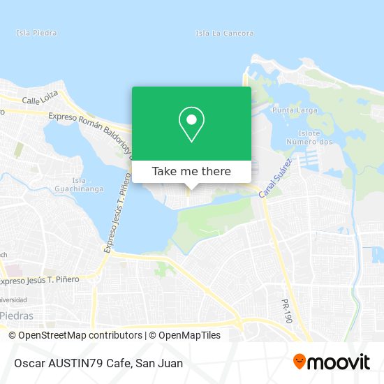 Oscar AUSTIN79 Cafe map