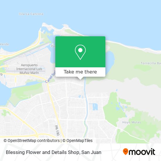 Blessing Flower and Details Shop map