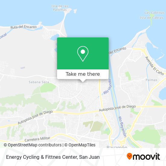 Energy Cycling & Fittnes Center map
