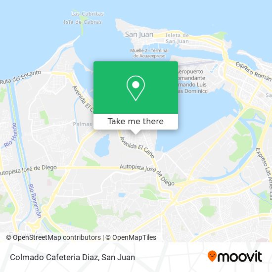 Colmado Cafeteria Diaz map