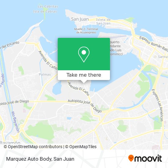 Marquez Auto Body map