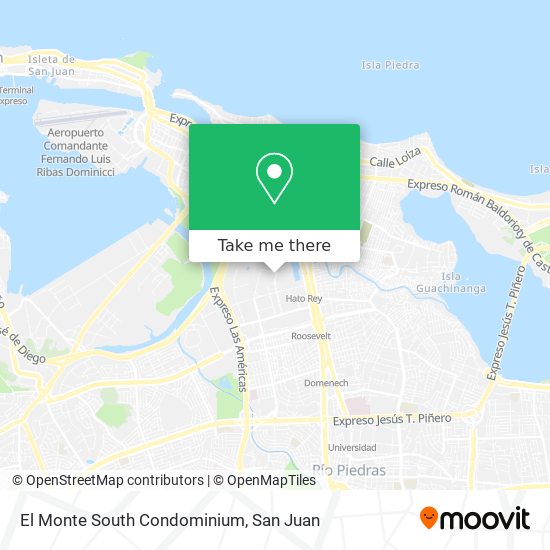 El Monte South Condominium map