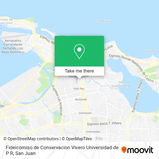 Fideicomiso de Conservacion Vivero Universidad de P R map