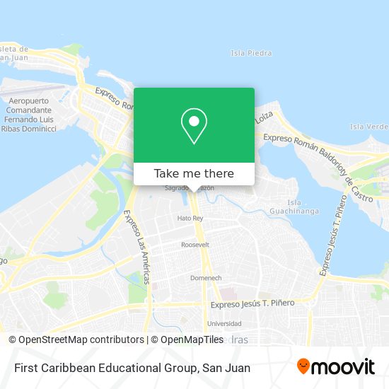First Caribbean Educational Group map