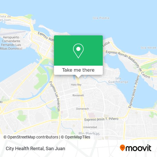 City Health Rental map