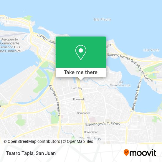 Teatro Tapia map