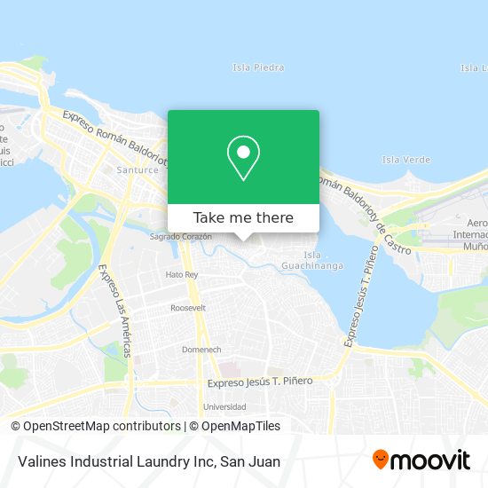 Mapa de Valines Industrial Laundry Inc