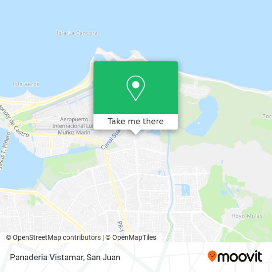Panaderia Vistamar map