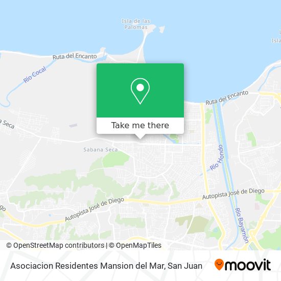 Asociacion Residentes Mansion del Mar map