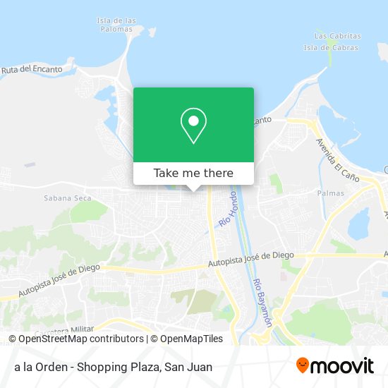 a la Orden - Shopping Plaza map