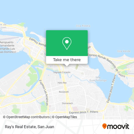Ray's Real Estate map
