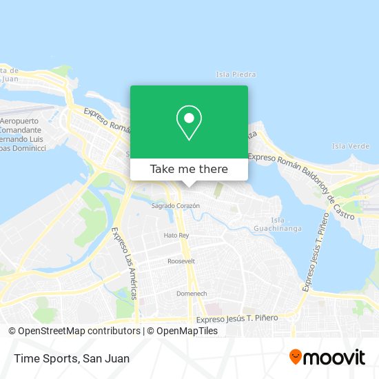 Time Sports map